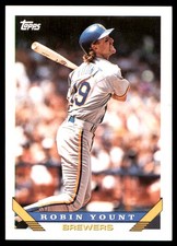 Robin Yount 1993 Topps #1 Milwaukee Brewers MLB READ FREE SHIPPING AutographDen