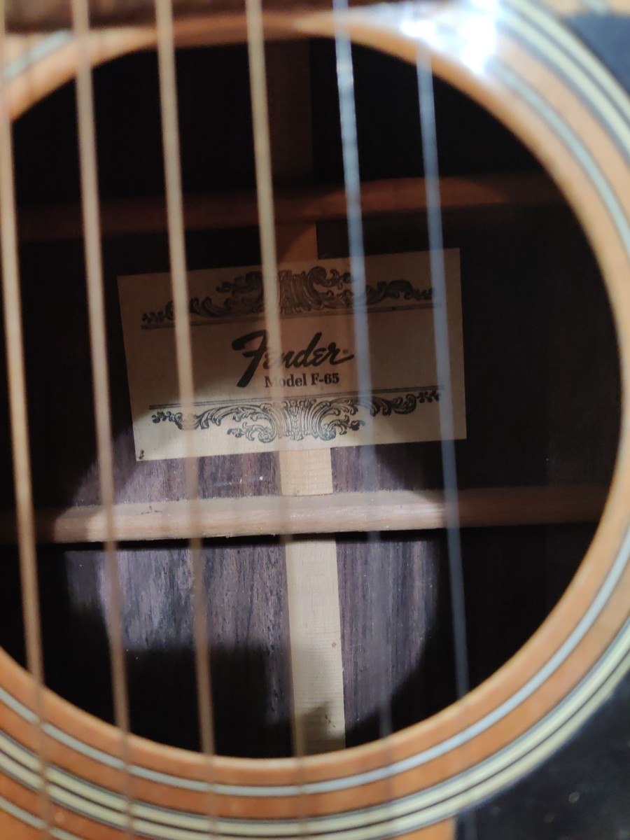 Fender F-65 激レア 1974年日本製(フジゲン) Red Guitars - Fender / F-65 - Natural - YouTube