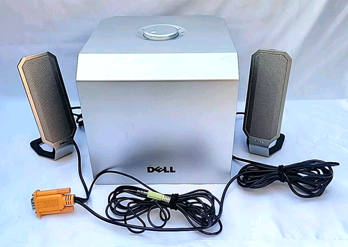 Dell A525 Zylux Multimedia Computer Speaker System + Powered Subwoofer Tested  - Picture 1 of 8