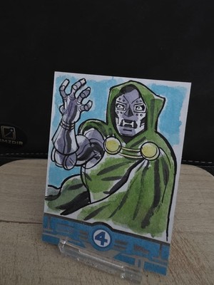 2026 TOPPS Finest Fantastic Four 65th Anniversary DR. DOOM Sketch 1/1