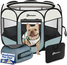 Dog Cat Playpen Indoor Outdoor for Puppy Pet Dogs Cat Travel and Recovery after