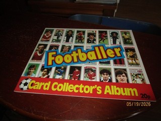 1981 Topps Soccer Footballer Sticker ALBUM English Premiere League no stickers