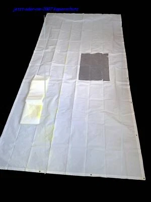 MARKENLOS Seitenteile für Pavillon 4x4 m PE Abdeckplane Mit u.Ohne Fenster 2x 190 x 395 cm