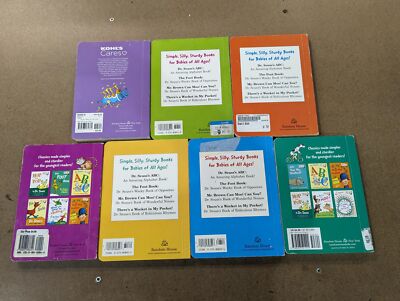 Lot of 7 Large Bright and Early Board Books Dr. Seuss Children
