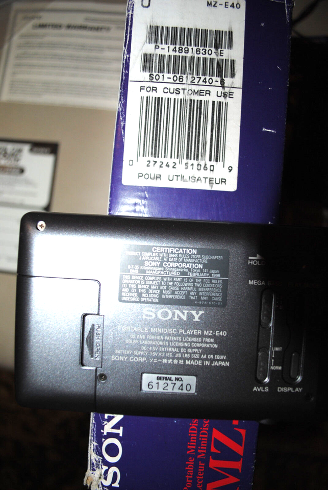 I need to find a repair shop for a Sony Minidisc Deck (model