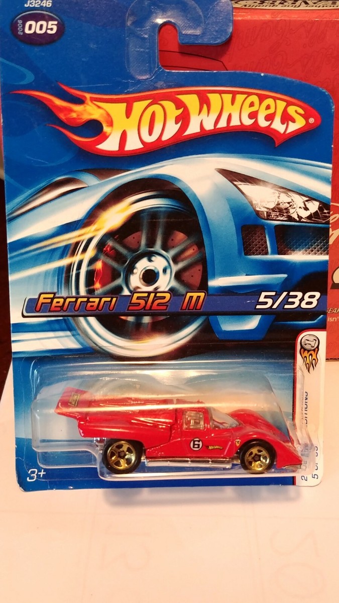 Hot Wheels FERRARI 512M マットレッド Hot Wheels Ferrari 512M in Red Mint Carded | eBay