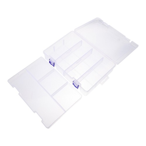 Plastic Storage Box Container for Nail Supplies Small Object Organizer