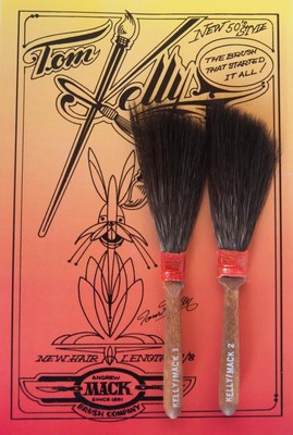 Andrew Mack Kelly-Mack Striper Pinstriping Brushes Sizes #1 OR #2 OR Set of Two