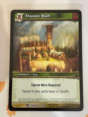 World of Warcraft TCG, Drums, 262/268, Thunder Bluff, LP