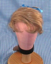 VINTAGE Playhouse RACHEL wisp short partial cap DOLL WIG blonde 10-11 in package
