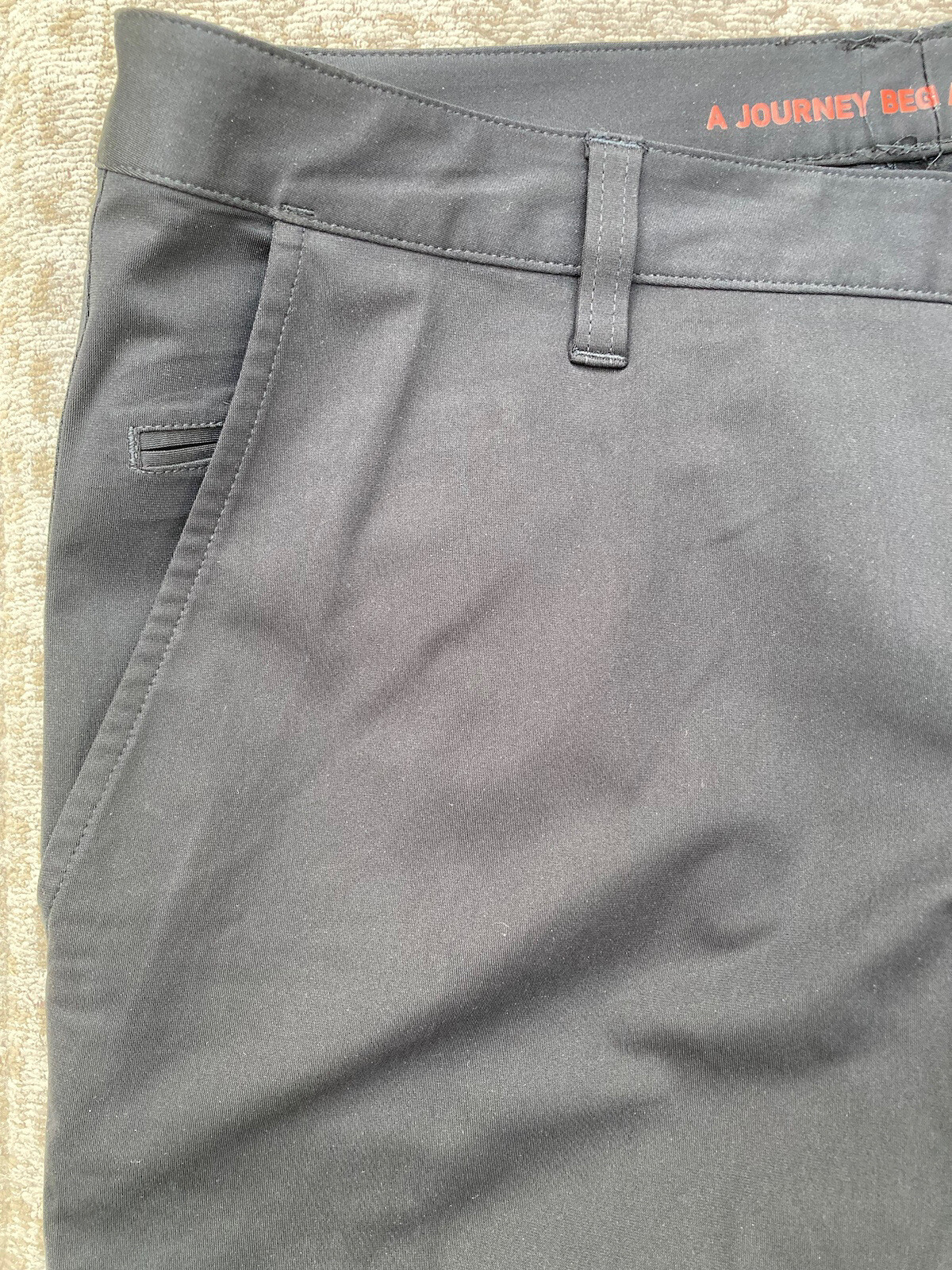 Men's Rhone Pants Black Solid Everyday Pocket 36x… - image 11