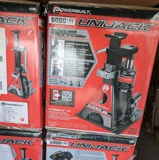 Powerbuilt 3 Ton, Bottle Jack and Jack Stands, 6000 Pound All-in-One Car Lift