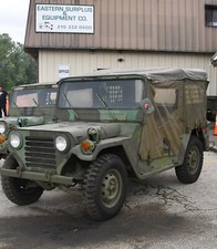 M151A2 AM General Jeep MUTT with M416 Trailer 4x4 Military Surplus Runs UNCUT 
