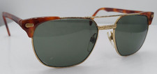 Vintage Perry Ellis Tortoise Gold Pilot Metal Sunglasses Frames Taiwan