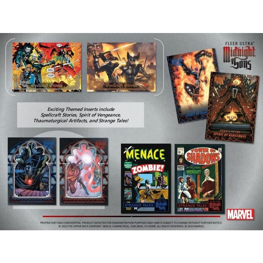 2023 Upper Deck Fleer Ultra Marvel Midnight Sons Factory Sealed