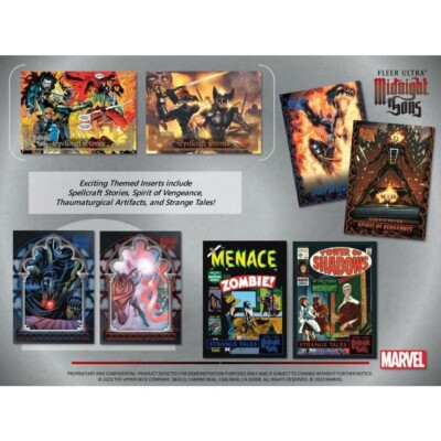 2023 Upper Deck Fleer Ultra Marvel Midnight Sons Factory Sealed