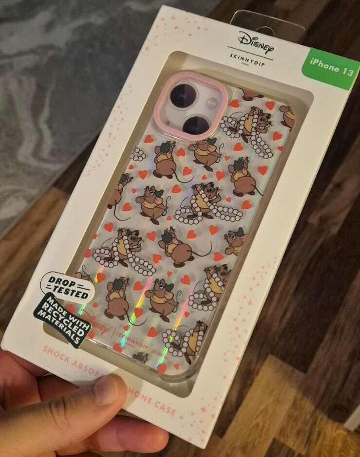 Disney x Skinnydip Gus Ditsy Heart Shock Case For iPhone 13