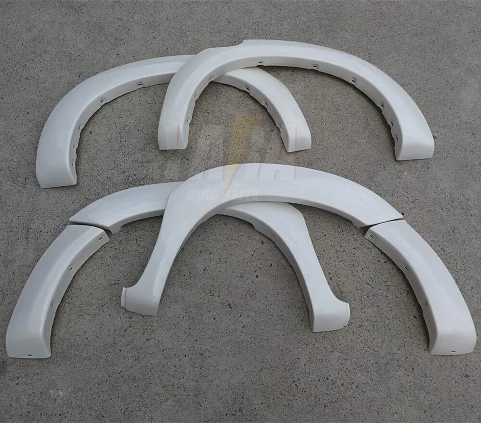 White Fender Flares Wheel Arch Suits for Hilux SR5 SR 2005-2011 6 Inch 6pcs - image 4 of 4