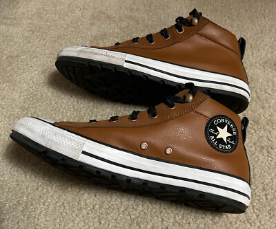 Size 8 - Converse Chuck Taylor All Star Street Mid White  display picture 3