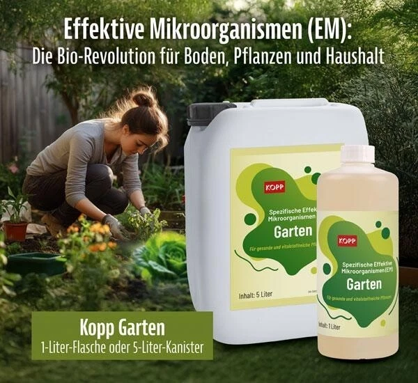 Kopp Garten 1 L Bio Effektive Mikroorganismen (EM) Bodenaktivator für Garten - Bild 2 von 4