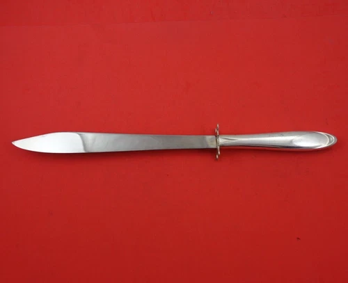 Raindrop by Lunt Sterling Silver Steak Carving Knife HH with Stainless 11 7/8"