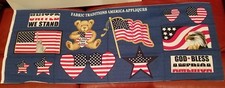 Fabric Traditions AMERICA Appliques patriotic symbols flag stars ect NEW 