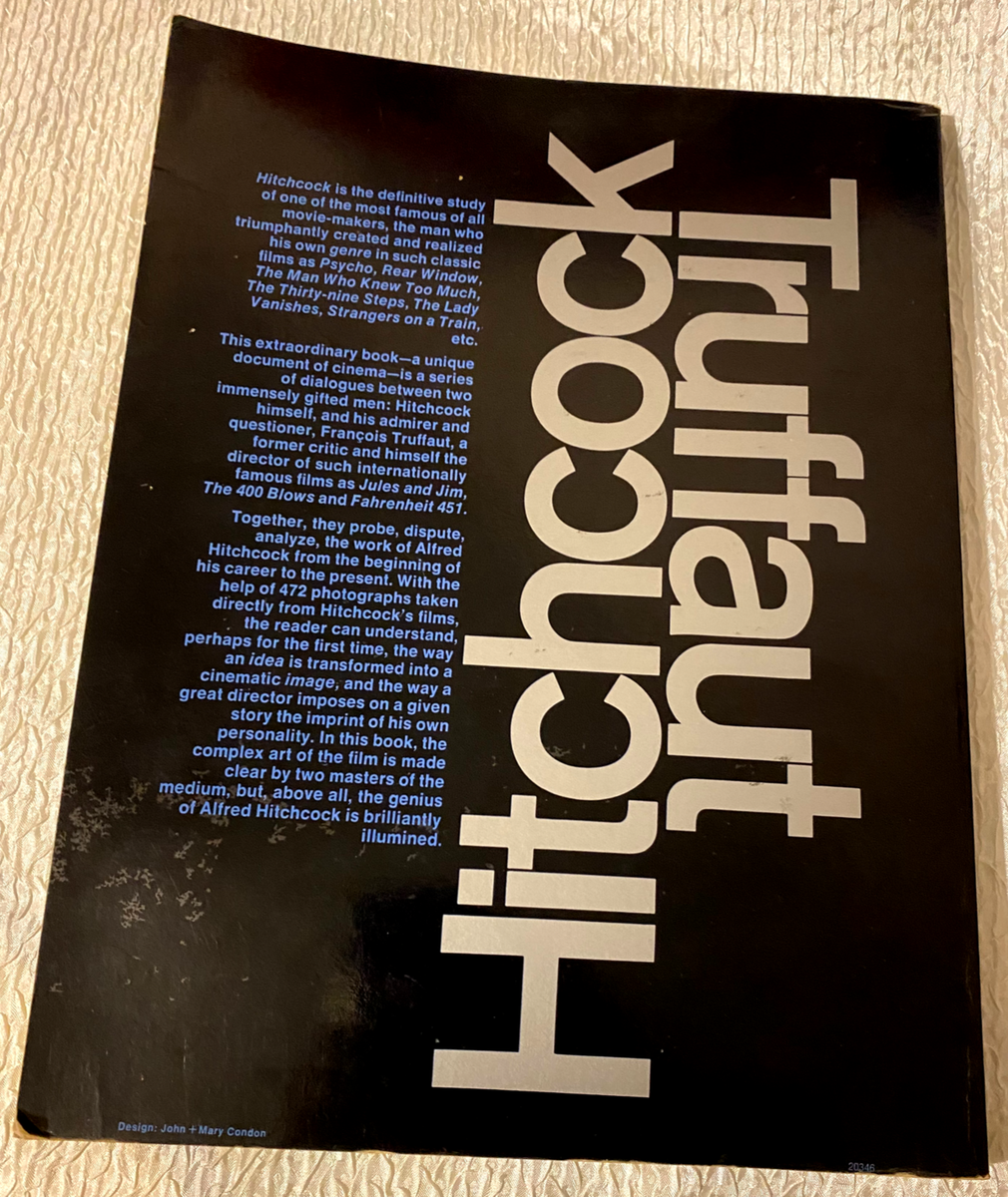 Hitchcock by Francois Truffant (1967, Paperback) 5th Paperback