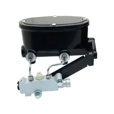 CJ Classics Oval Master Cylinder With Proportioning Valve Black Aluminum Kit ...