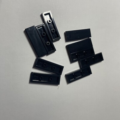 10x LEGO City Fliesen 1 x 3 Schwarz Black 63864  Neu New