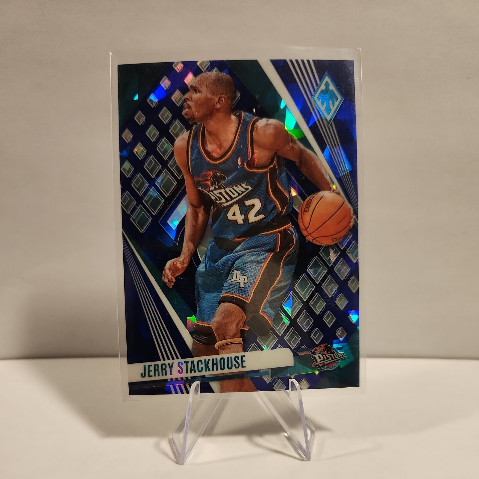 2023-24 Panini Phoenix Jerry Stackhouse Blue Ice #98  