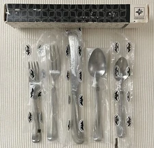 NEW International Pewter FAIRFIELD Flatware 5 Piece Place Setting EXCELLENT!!!!