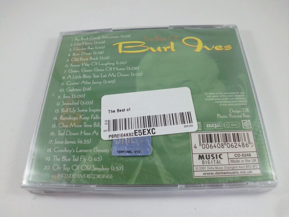 The Best Of Burl Ives - CD - OVP - Bild 2 von 2