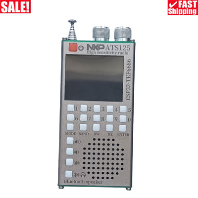 ATS125 Multifunctional Bluetooth FM Radio TEF6686 Vehicle DSP Tuner 2.4'' LCD