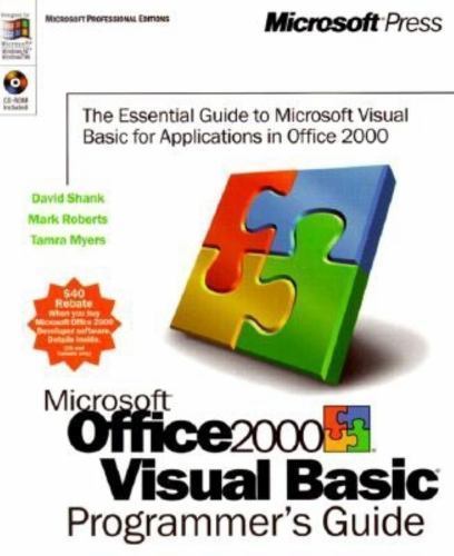 Microsoft Office 2000-Visual Basic : Programmer's Guide by Mark Roberts ...