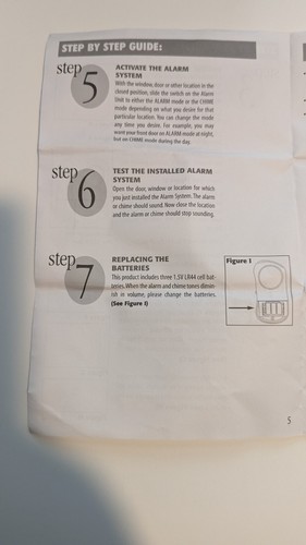 First Alert Alarm System 8 Alarms For Windows or Doors 2272-Z Magnetic Sensors - Picture 11 of 12