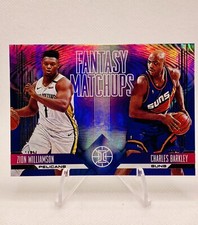 2019 Illusions Fantasy Matchups Charles Barkley Zion Williamson RC HOF #1
