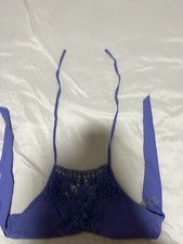 purple lace top MARILYN MONROE bikini top size Small 202
