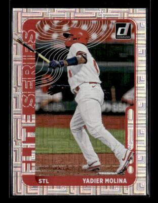 2021 Donruss #ES12 Yadier Molina Elite Series Vector St. Louis Cardinals