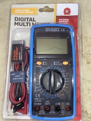 Tractor Supply Co Barn Star Digital Multimeter DT9205A Large Screen