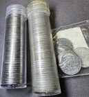 1 Roll 1943 UNC Wheat Cent/ 1 Roll 1943 Wheat Cent Circulated  (108 Coins Total)