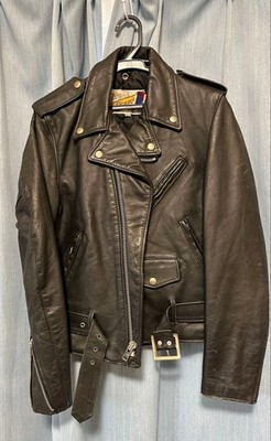 Schott Perfecto ダブルライダースジャケット 34 618 Schott 618 Perfecto Steerhide Leather Double Motorcycle Jacket