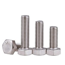 M4 M5 M6 M8 M10 Hexagon Hex Head Screws Bolts A2 / 304 Stainless Steel