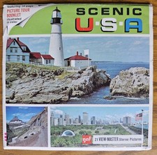 Vintage Scenic USA View Master 3 Reel Set Book Packet A996