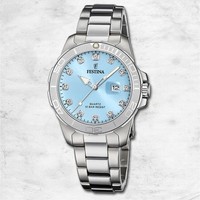 Festina Damenuhr Edelstahl Silber Festina Boyfriend Armbanduhr UF20503/5