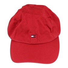 Tommy Hilfiger Cap Mens Size O/S Red Adjustable Embroidered