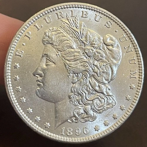1896 P Morgan Silver Dollar ~ UNC MS BU ~ 90% Silver $1