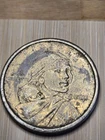 2000 D Sacagawea One Dollar Coin US Liberty Gold Color