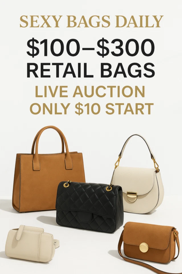 $10 STARTS😍BOUJIE BAGS | PICK YOUR OWN BAG | NO RESERVE | (MEGA LIVE)