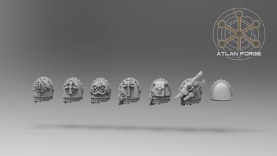 KNIGHTS TEMPLAR SERGEANTS SHOULDER PADS