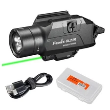  GL23R 1200 Lumen Rail Mounted Tactical Flashlight, USB-C Rechargeable, 